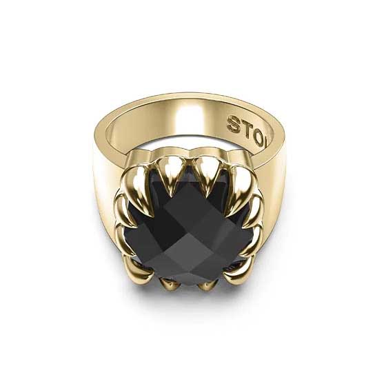 Stolen Girlfriends Club Claw Ring Onyx